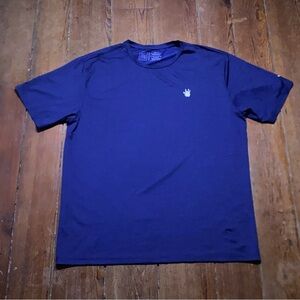 Section 119 Men’s XL Performance T-Shirt Blue Stretch Athletic Short Sleeve